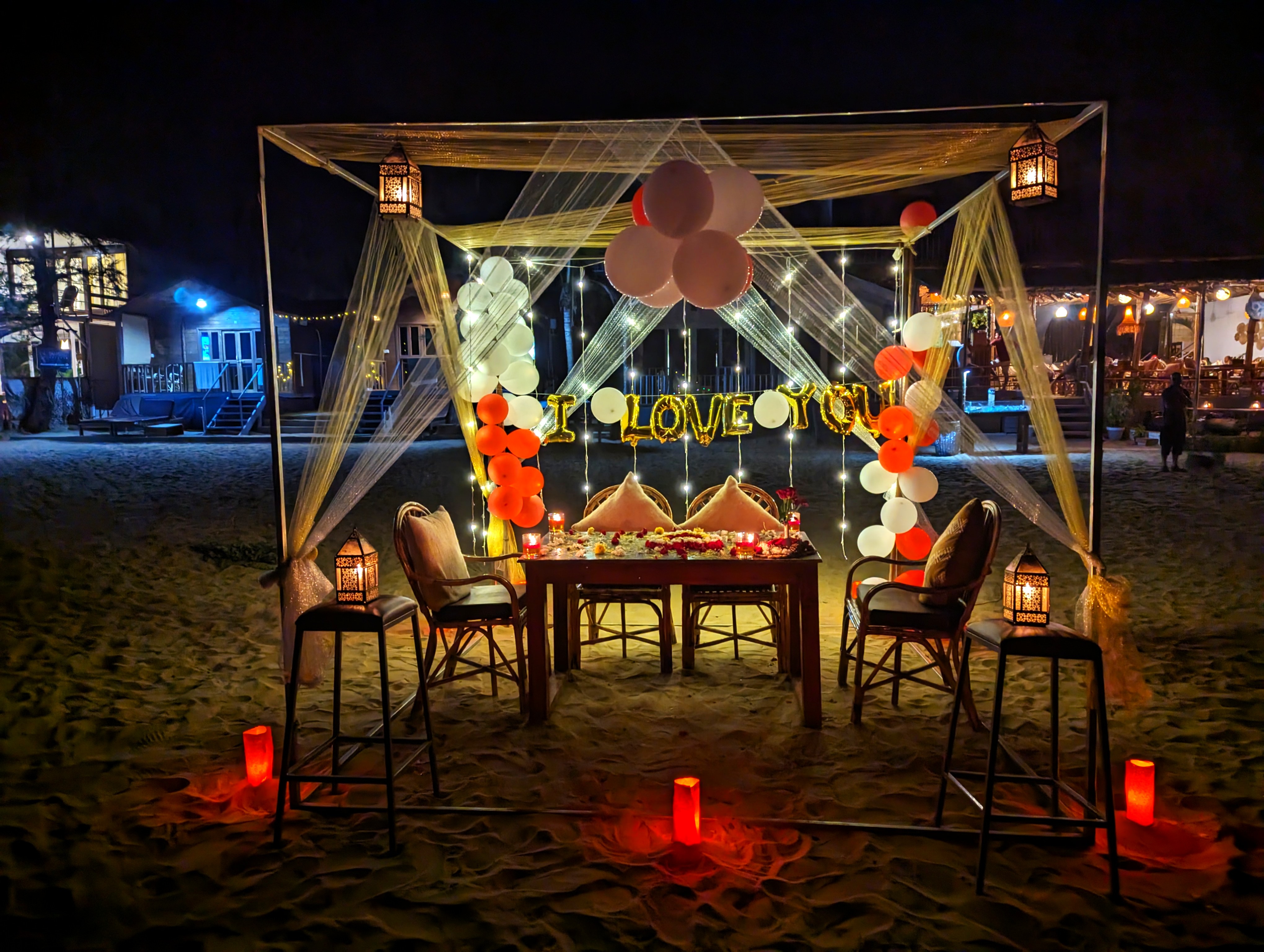 Arrangaments made by Agonda Serenity Resort staff for celebrations! | Cliked by Priyanka